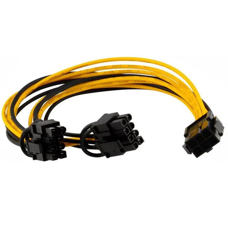 Övriga komponenter - 6-pin till 2x8-pin kabel för grafikkort (beg)