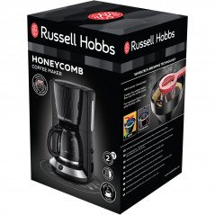 Kaffemaskine - Russell Hobbs Honeycomb Kaffemaskine 1,25 liter (sort)
