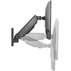 VESA-beslag til skærm - Monitorarm og vægbeslag med gasfjeder til skærm 17-32" (29 cm længde)