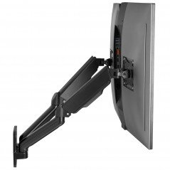 VESA mount for monitor - Dubbel monitorarm och väggfäste med gasfjäder för två skärmar 17-32"