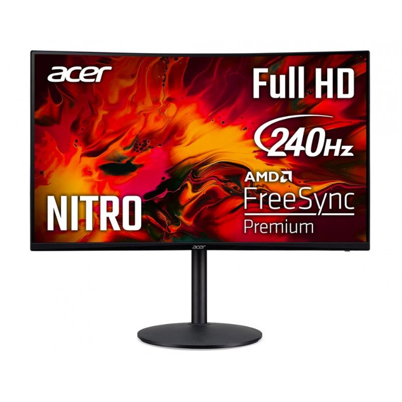 25 - 34" Datorskärm - Acer Nitro välvd 32-tums gamingskärm XZ320Q