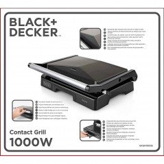 Smörgåsgrill - Black+Decker Bordsgrill Mini 1000W