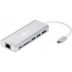 USB-C Multiport adapter till HDMI, USB-C och 2x USB (fyndvara)