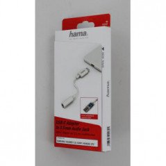 Adapter till smartphone - Hama USB-C till 3.5 mm ljud-adapter