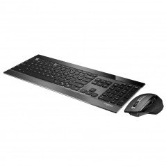 Trådlösa tangentbord - Rapoo 9900M trådlöst tangentbord och mus med Multi-Mode (bluetooth + USB)
