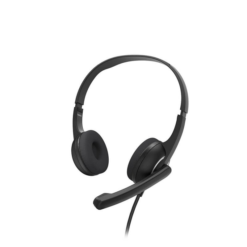 On ear-hörlurar - Hama On-Ear Headset med mikrofon (USB)
