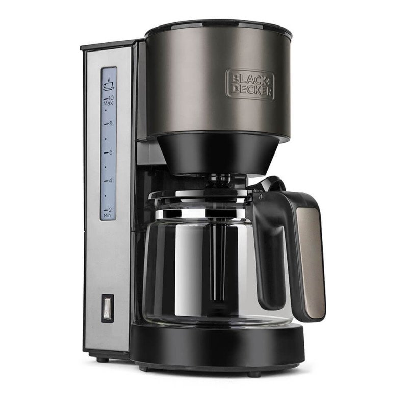 Kaffemaskine - Black+Decker kaffemaskine med permanent filter 1,25L 870W