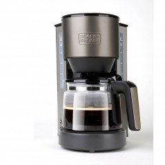 Black+Decker kaffemaskine med permanent filter 1,25L 870W