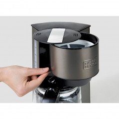 Kaffemaskine - Black+Decker kaffemaskine med permanent filter 1,25L 870W