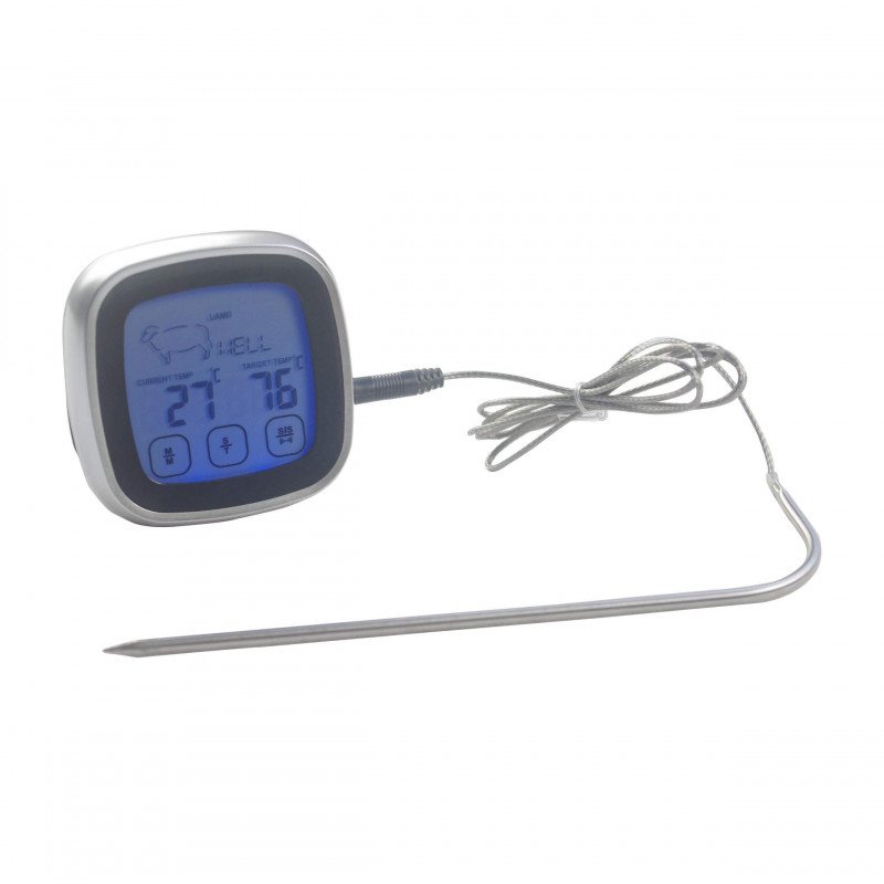 Kitchen Tools - Digital stektermometer med timer och Touchdisplay