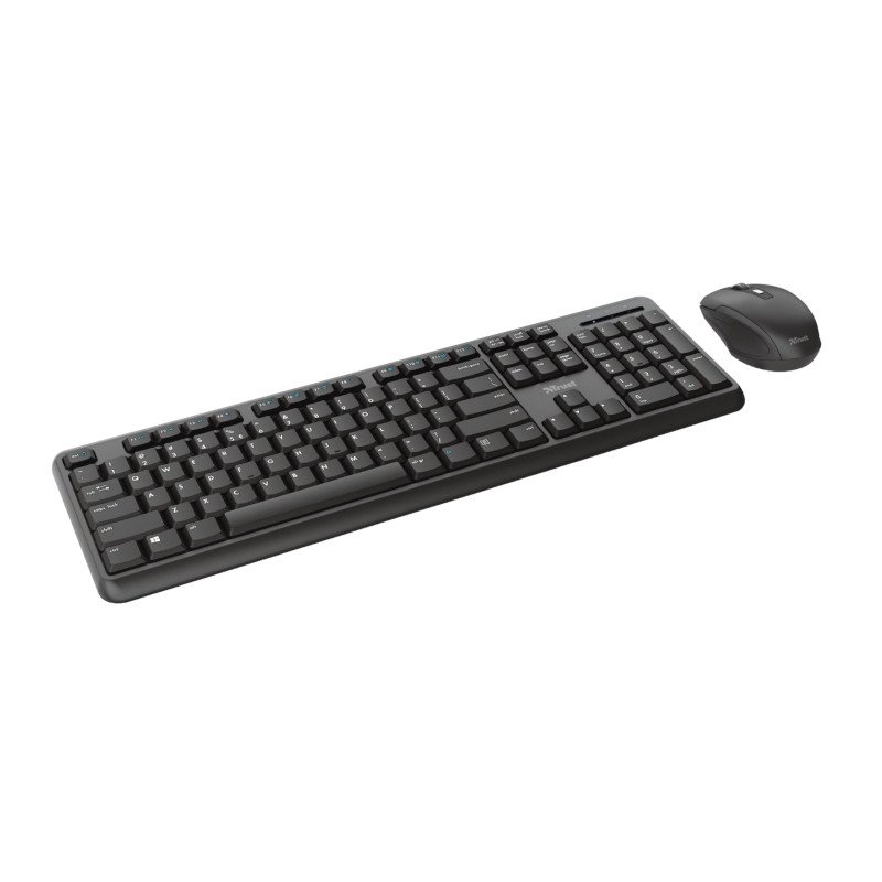 Tangentbord & datormus - Trust TKM-350 trådlöst tangentbord och mus