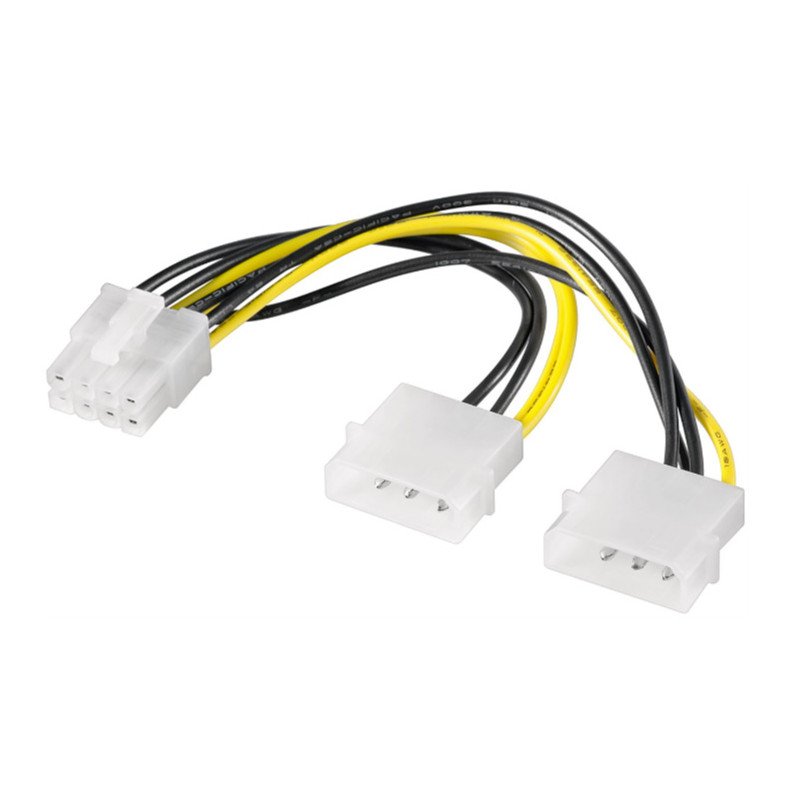 Other Components - 2x 4-pin Molex till 8-pin PCIe