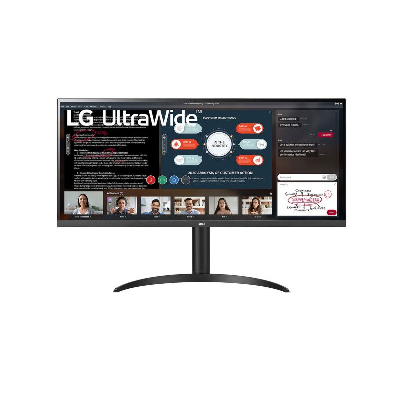Computerskærm 25" eller større - LG 34WP550 34-tums ultrabred IPS-skärm
