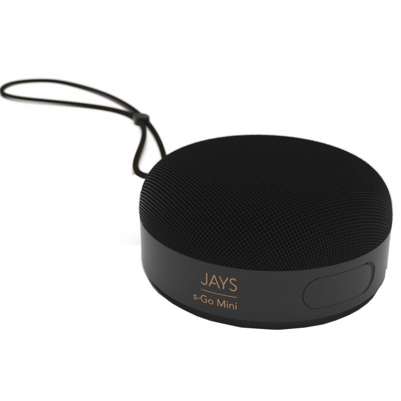 Battery-driven Speaker - Jays S-Go Mini bluetooth-högtalare Graphite Black