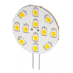 LED-lampa spotlight sockel G4 2 Watt varmvit