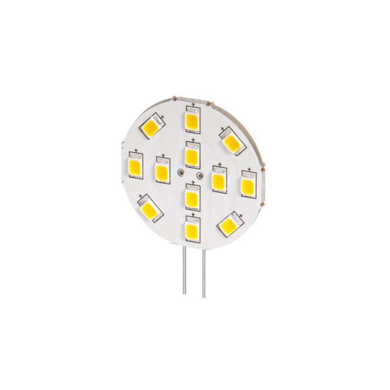 LED-lampa - LED-lampa spotlight sockel G4 2 Watt varmvit