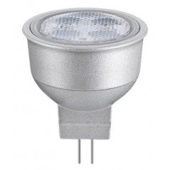 LED-lampa spotlight sockel GU4 2 Watt varmvit