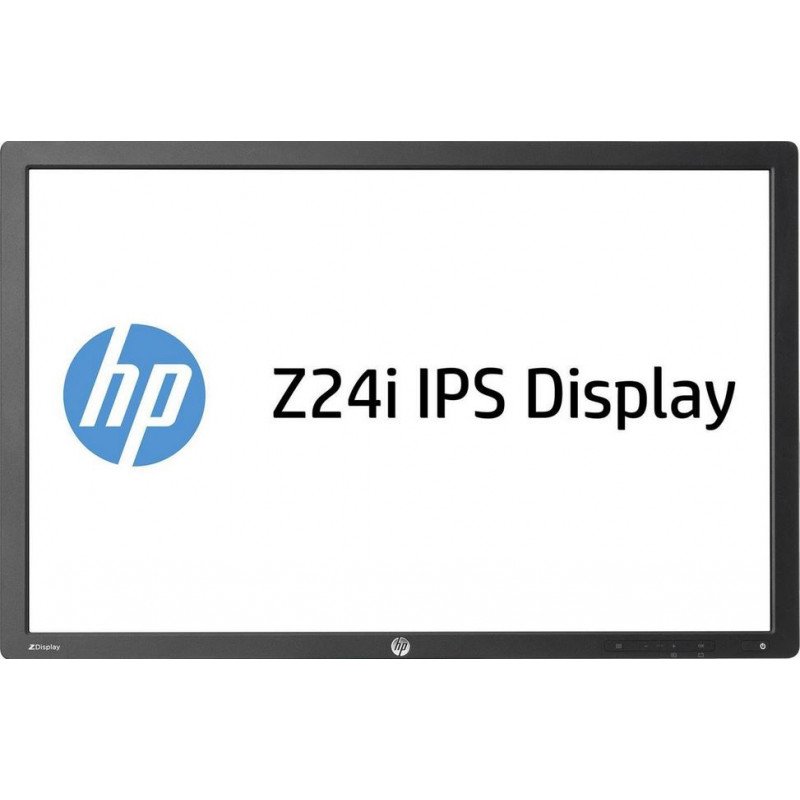 Brugte computerskærme - HP 24-tommers Z24i LED-skærm med IPS-panel (brugt uden fod - kan købes separat)