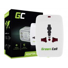 Rejsetilbehør - GreenCell universal rejseadapter