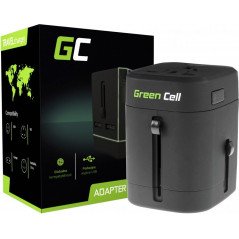 GreenCell Universal Reseadapter med 2x USB-A
