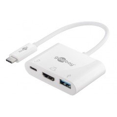 USB-C Multiport till HDMI/USB-A med USB-C 60 W Power Delivery