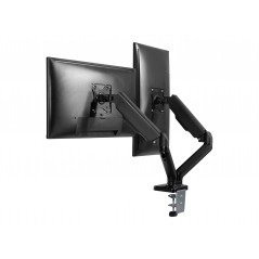 VESA mount for monitor - Monitorarm och väggfäste med gasfjäder för två skärmar 17-32" (45 cm längd)