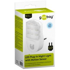 Nattlampa LED med rörelsesensor