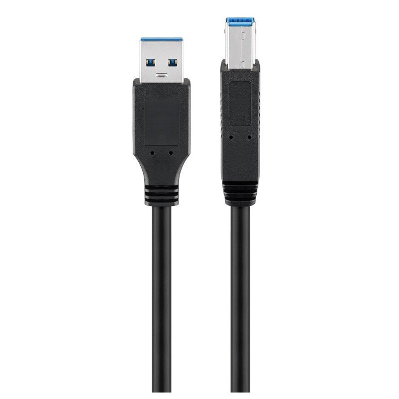 USB-kablar & USB-hubb - USB 3.0 SuperSpeed-kabel (USB-A till USB-B)