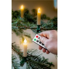 Goobay trådlös julgransbelysning med 20st LED-lampor (fyndvara)