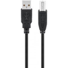 USB-kabel til printer - Goobay USB-A til USB-B-printerkabel (også til skærmhub)