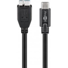 USB-C til USB Micro-B 3.0 SuperSpeed-kabel