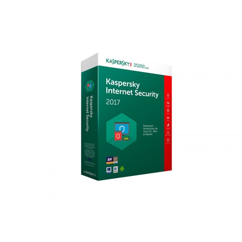 Antivirus - Kaspersky Internet Security 3 brugere i 3 år