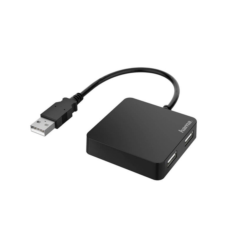 USB-kablar & USB-hubb - HAMA USB-hubb 4 portar 480 Mbit/s