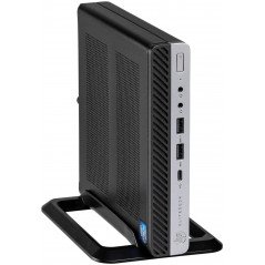 Brugt stationær computer - HP EliteDesk 800 G4 Mini i5 16GB 256SSD Win11Pro med WiFi (brugt)