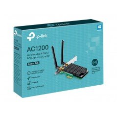 Trådlösa nätverkskort - TP-Link T4E trådlöst PCI-E nätverkskort med Dual Band (Full/Low bracket)