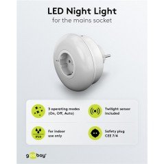 Night Lamp - Nattlampa LED med automatisk tändning
