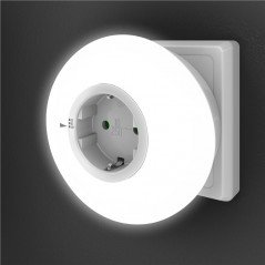 Night Lamp - Nattlampa LED grön/blå/vit med automatisk tändning