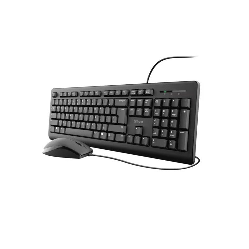 Tangentbord & datormus - Trust TKM-250 trådat tangentbord och mus