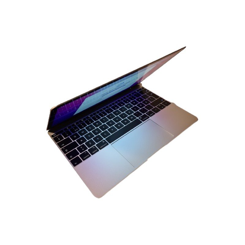 Brugt MacBook Air - MacBook 12-tommer Mid 2017 m3 8GB 256SSD Sølv (brugt med mærker skærm)