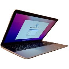 Brugt MacBook Air - MacBook 12-tommer Mid 2017 m3 8GB 256SSD Sølv (brugt med mærker skærm)