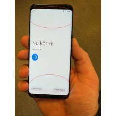 Galaxy S8 - Samsung Galaxy S8 64GB Black (brugt with burn-in and scratches - see picture)