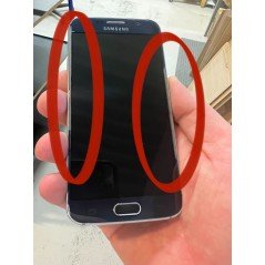 Samsung Galaxy - Samsung Galaxy S6 32GB Black Sapphire (beg med glaskross baksida)