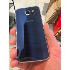 Samsung Galaxy - Samsung Galaxy S6 32GB Black Sapphire (beg med glaskross baksida)