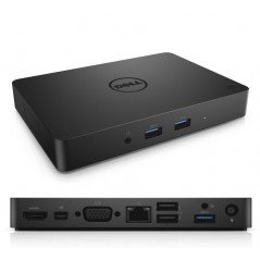 Dell USB-C universell dockningsstation WD15 med stöd för 2 skärmar (beg)