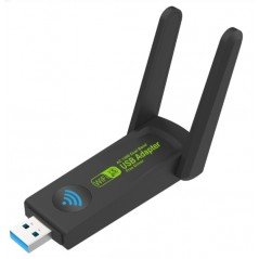 Trådlöst Wi-Fi USB-nätverkskort med Dual Band 1300Mbps