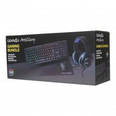 Pakke med gamingtastatur og mus - GEAR4U Gaming Combo RGB 4-i-1 med USB+3.5mm (fyndvara)