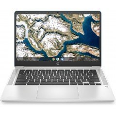 Laptop with 14 and 15.6 inch screen - HP Chromebook 14a-na1003no 14" HD 4GB 64GB SSD ChromeOS Turkosblå demo