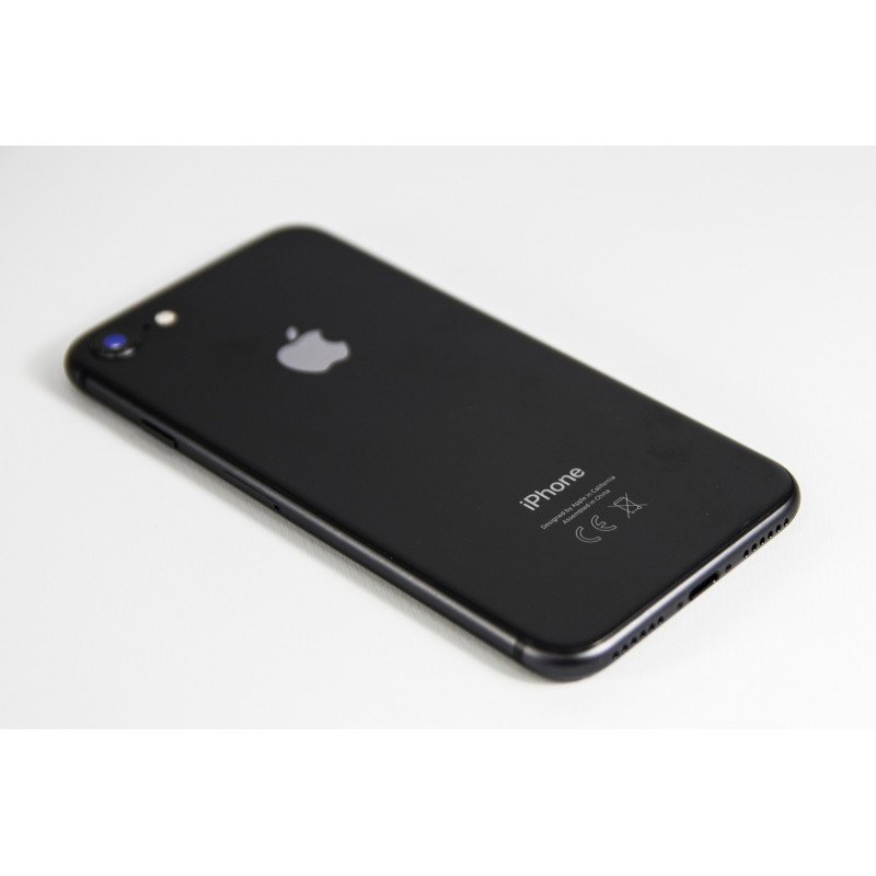 iPhone SE - iPhone SE 64GB 2020 (2nd Gen) Svart (beg med mycket repor skärm)