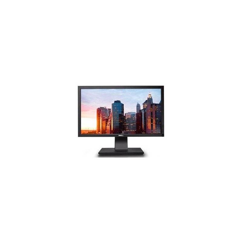 Brugte computerskærme - Dell U2211H 22" Full HD IPS-skärm med ergonomisk fot & USB-hubb (beg)