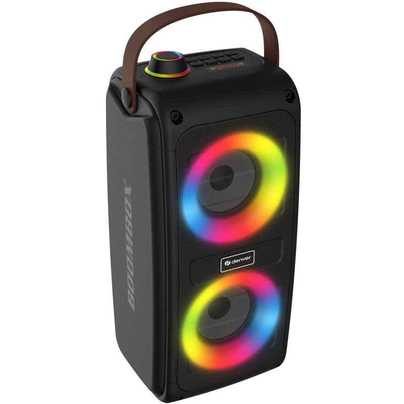 Wireless Bluetooth Speaker - Denver portabel bluetoothhögtalare med ljuseffekter